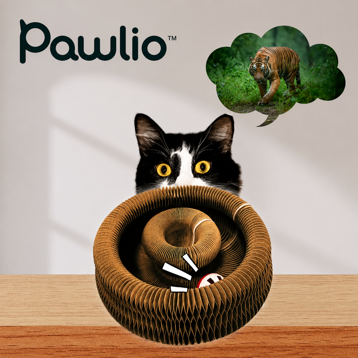 Pawlio™ Spiral Kedi Oyuncağı
